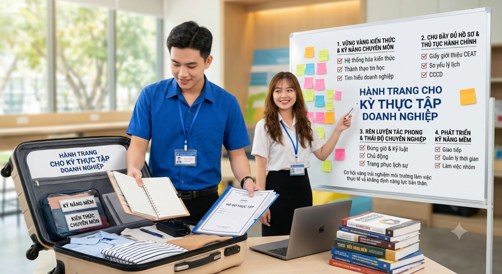 CHUẨN BỊ HÀNH TRANG CHO KỲ THỰC TẬP DOANH NGHIỆP